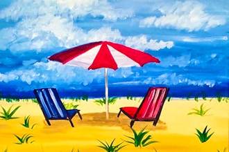 Paint and Sip: Life's a Beach